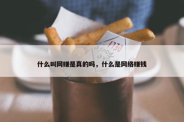 什么叫网赚是真的吗，什么是网络赚钱